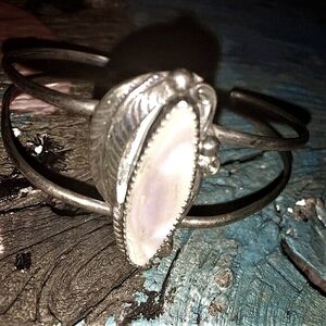 WD Navajo Sterling Silver 925 Mother of Pearl...Also Available in Onyx